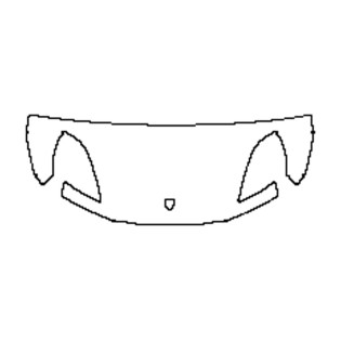 2022-2024 Porsche Macan Hood (one third) Pre-cut