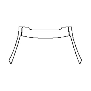 Formatka PPF 2022-2024 Porsche Macan Słupki A + Nadszybie (z szyberdachem, bez relingów dachowych)