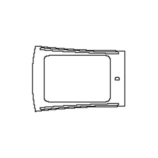 2022-2024 Porsche Macan Roof (with sunroof, with roof rails) Pre-cut