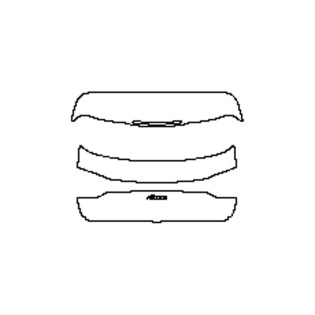 2022-2024 Porsche Macan Trunk Lid Pre-cut