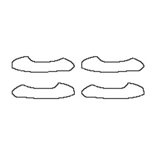 2022-2024 Porsche Macan Poignée de porte Prédécoupée