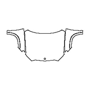 Formatka PPF 2022-2024 Mercedes GLE AMG-Line Maska + Błotniki