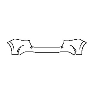 2022-2024 Mercedes GLE SUV AMG-Line Rear Bumper Pre-cut