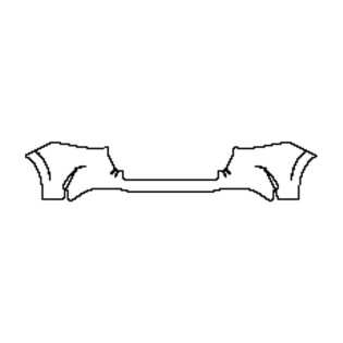 2022-2024 Mercedes GLE SUV AMG-Line Rear Bumper (luggage area cut) Pre-cut