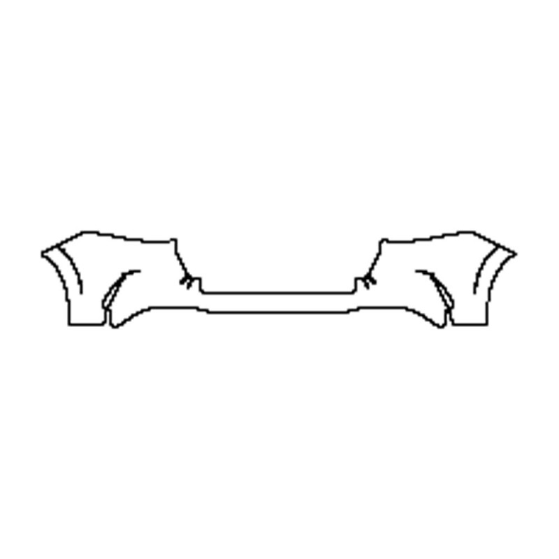 Formatka PPF 2022-2024 Mercedes GLE SUV AMG-Line Zderzak Tylny (wycięty próg załadunkowy) Formatka PPF 2022-2024 Mercedes GLE SUV AMG-Line Zderzak Tylny (wycięty próg załadunkowy)