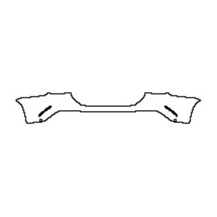 2022-2024 Mercedes GLE Coupe AMG-Line Rear Bumper Pre-cut