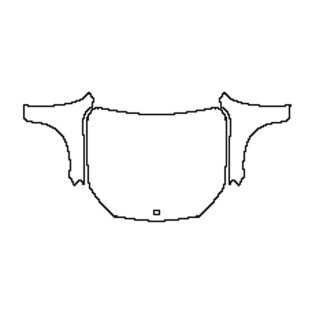 2022-2023 Mercedes GLC Coupe AMG-Line Hood + Fender Pre-cut