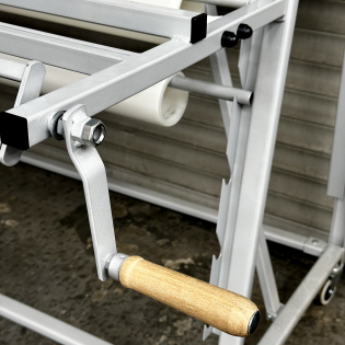Stojak/nawijarka ręczna do materiałów w rolkach (PPF) – PPF World