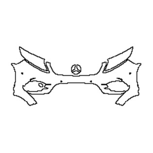 2018-2023 Mercedes V-Class AMG-Line Bumper + Headlamp Pre-cut