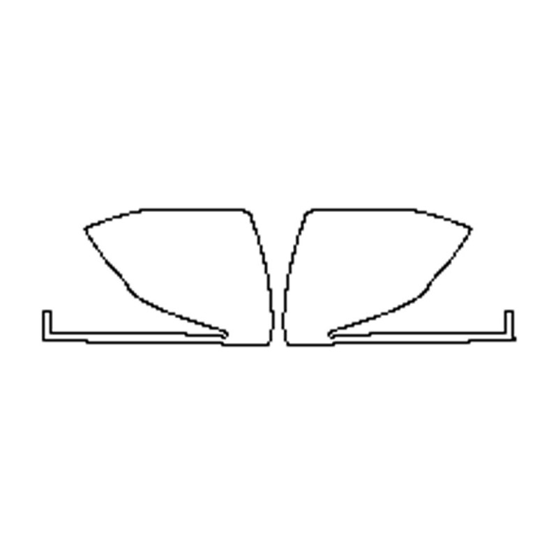 2018-2023 Mercedes V-Class AMG-Line Mirrors Pre-cut 2018-2023 Mercedes V-Class AMG-Line Mirrors Pre-cut