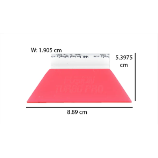 Fusion Tools Pink Turbo Mini Squeegee 3,5"/9cm  - PPF World