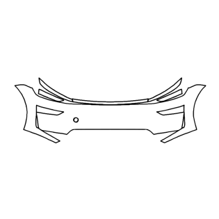 2025 Tesla Model Y Bumper + Headlamps Pre-cut