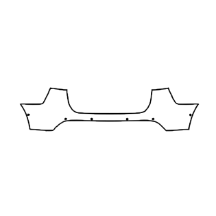 Formatka PPF 2019-2024 Tesla Model Y Tylny zderzak