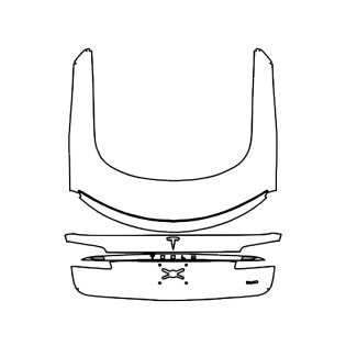 Formatka PPF 2022-2024 Tesla Model S Klapa bagażnika