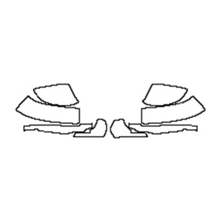 2022-2024 BMW X5 M-Sport Mirrors for Right Hand Drive Pre-cut