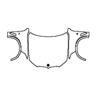 2022 BMW X5 M-Sport Capot + Garde-boue (avec emblème M) Prédécoupée