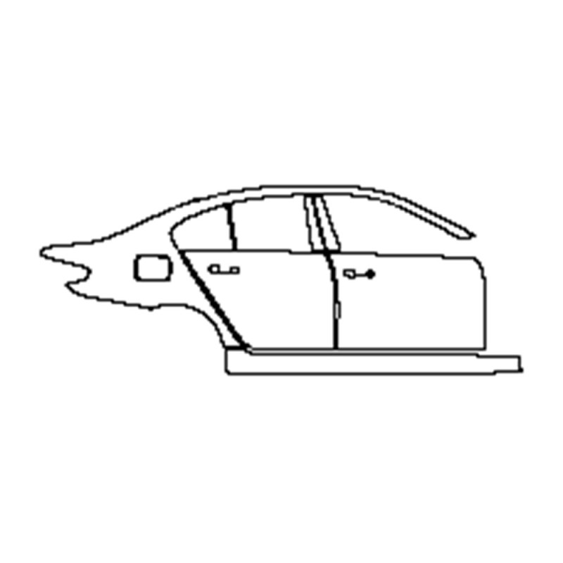 PPF-Vorlage (rechts) Tür + BC-Säule + Heckfender für BMW M5 PPF-Vorlage (rechts) Tür + BC-Säule + Heckfender für BMW M5