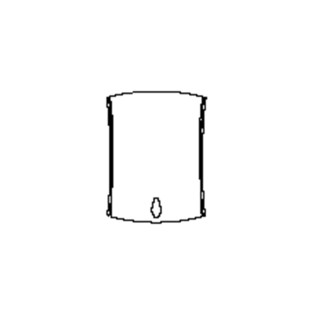 Formatka PPF 2022-2024 BMW M3 Sedan Dach (karbonowy, z anteną i przetłoczeniami)