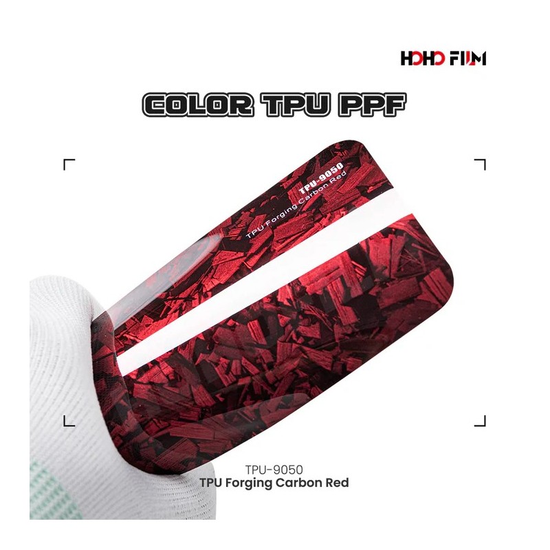 HOHO Color PPF Forged Carbon Red - PPF World HOHO Color PPF Forged Carbon Red - PPF World