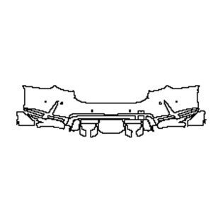 Formatka PPF 2022-2024 BMW M3 Competition Touring Zderzak tylny