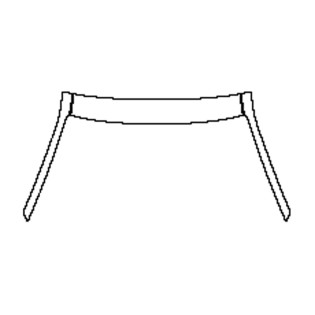 2021-2025 Audi A5 Sportback S-line A-pillar + Roof (front) Pre-cut