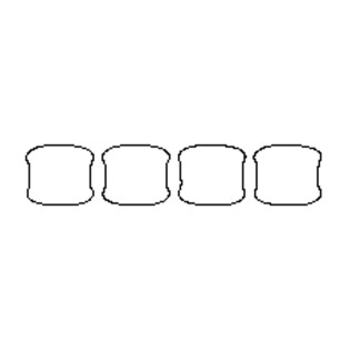 2020-2023 Audi Q7 S-line Inserts de poignée de porte Prédécoupée