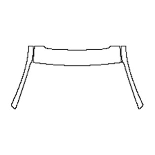 2020-2023 Audi Q7 S-line A-Pillar + Roof (front) Pre-cut