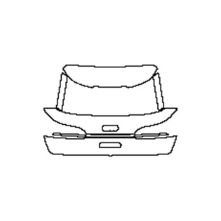 2020-2023 Audi Q7 S-line Trunk Lid Pre-cut
