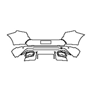 2021-2023 Cupra Formentor Rear Bumper Pre-cut