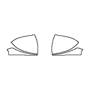 2021-2023 Cupra Formentor Mirrors Pre-cut