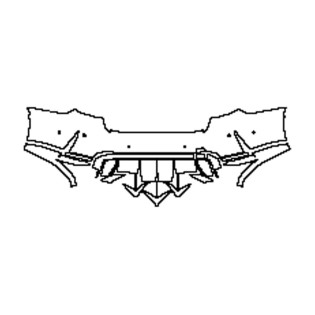 2022-2024 BMW M3 Sedan Heckstoßstange mit M-Carbon-Paket vorgeschnitten