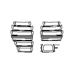Formatka PPF 2022-2024 BMW M3 Grill z czujnikiem ACC