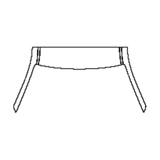 2022-2024 BMW M3 Sedan A-Pillar + Roof (front) (without sunroof) Pre-cut