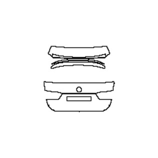 2022-2024 BMW M3 Competition Touring Trunk Lid (with spoiler) Pre-cut