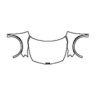 2022-2024 KIA Sportage GT-Line Motorhaube + Kotflügel vorgeschnitten