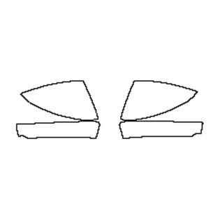 2020-2024 Mazda CX-30 Mirrors Pre-cut